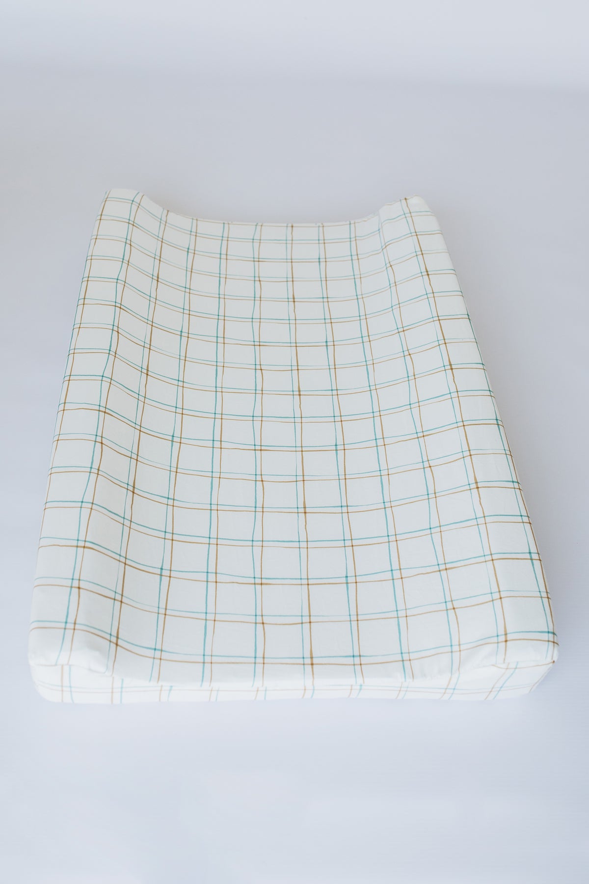 Squiggle Line 100% Cotton Changing Mat Cover