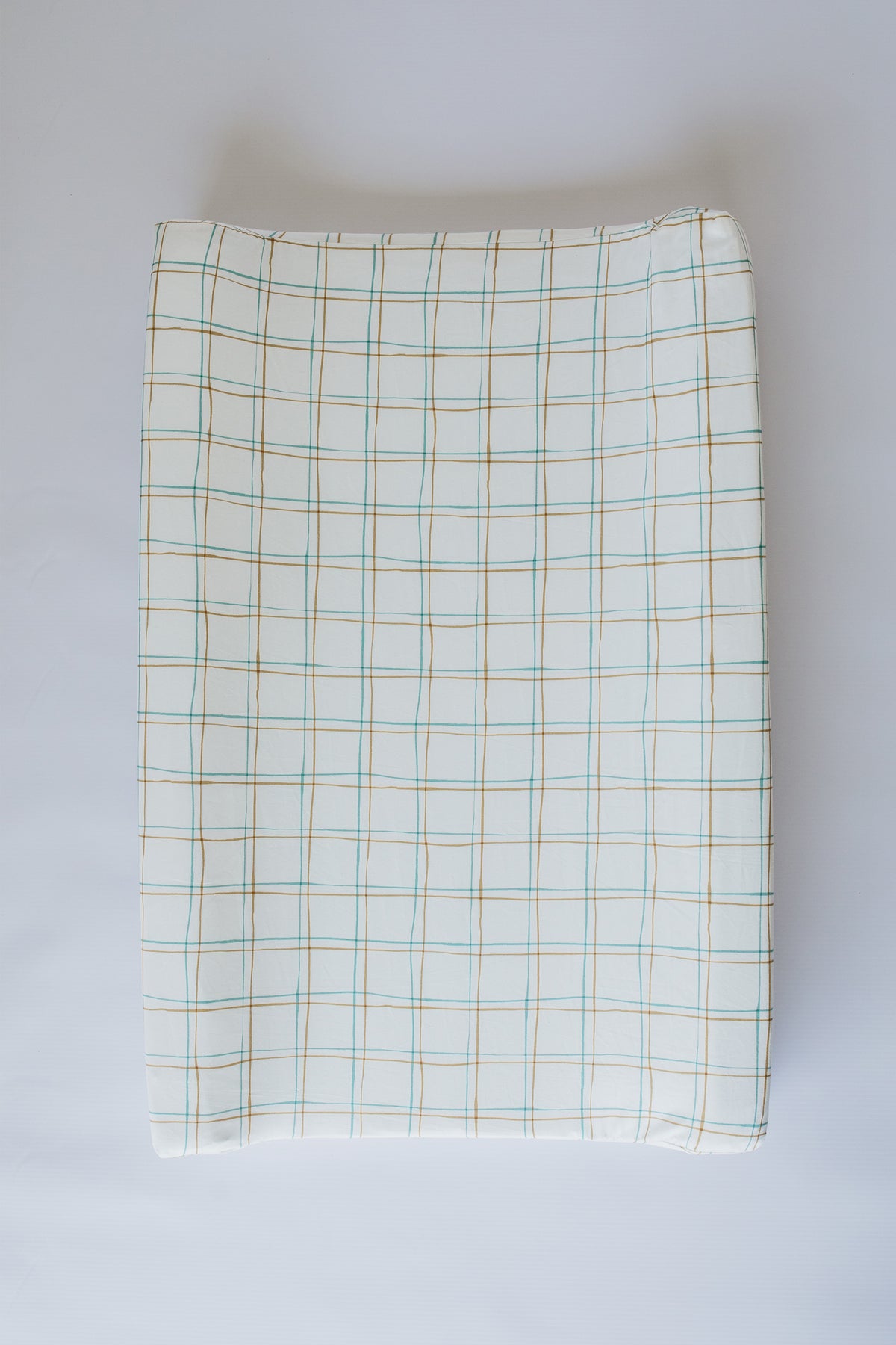 Squiggle Line 100% Cotton Changing Mat Cover