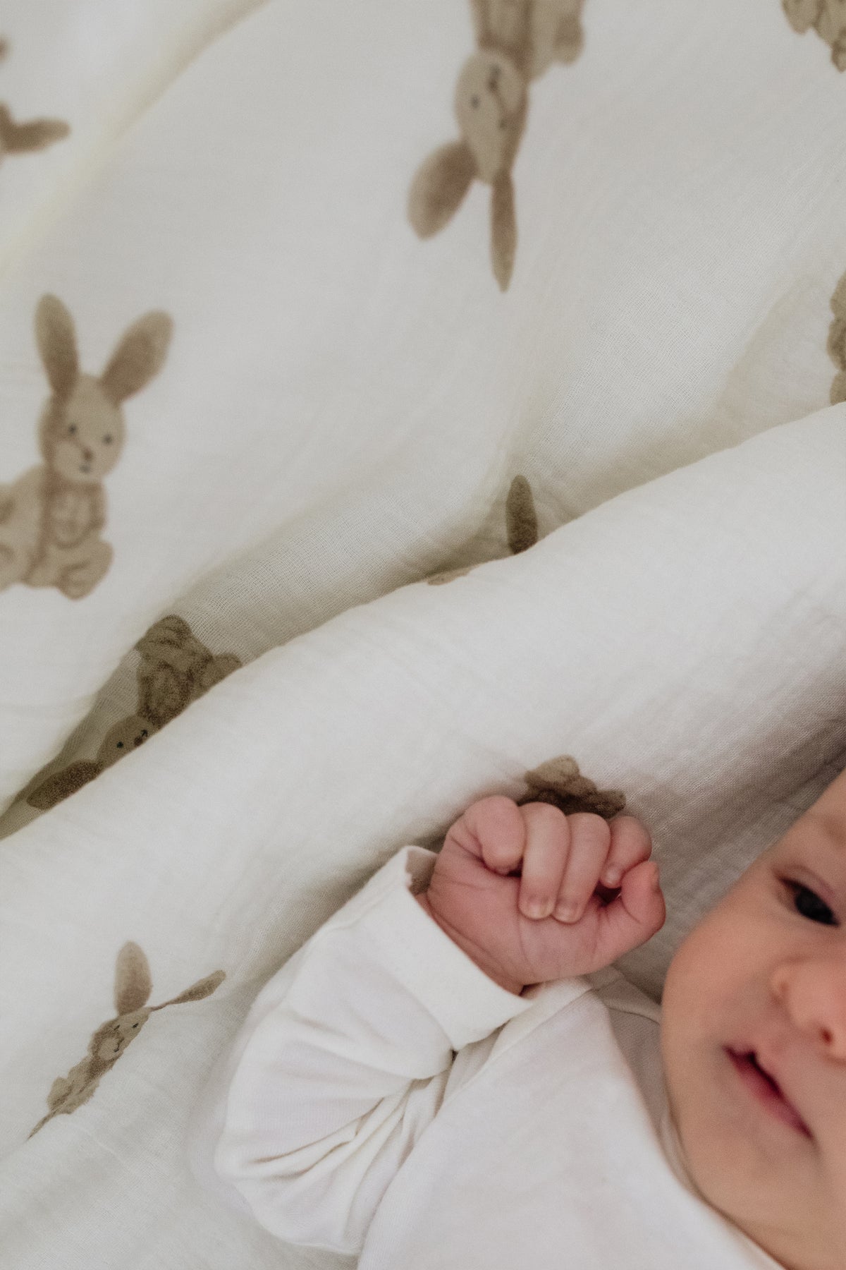 Bonnie Muslin Cot Duvet