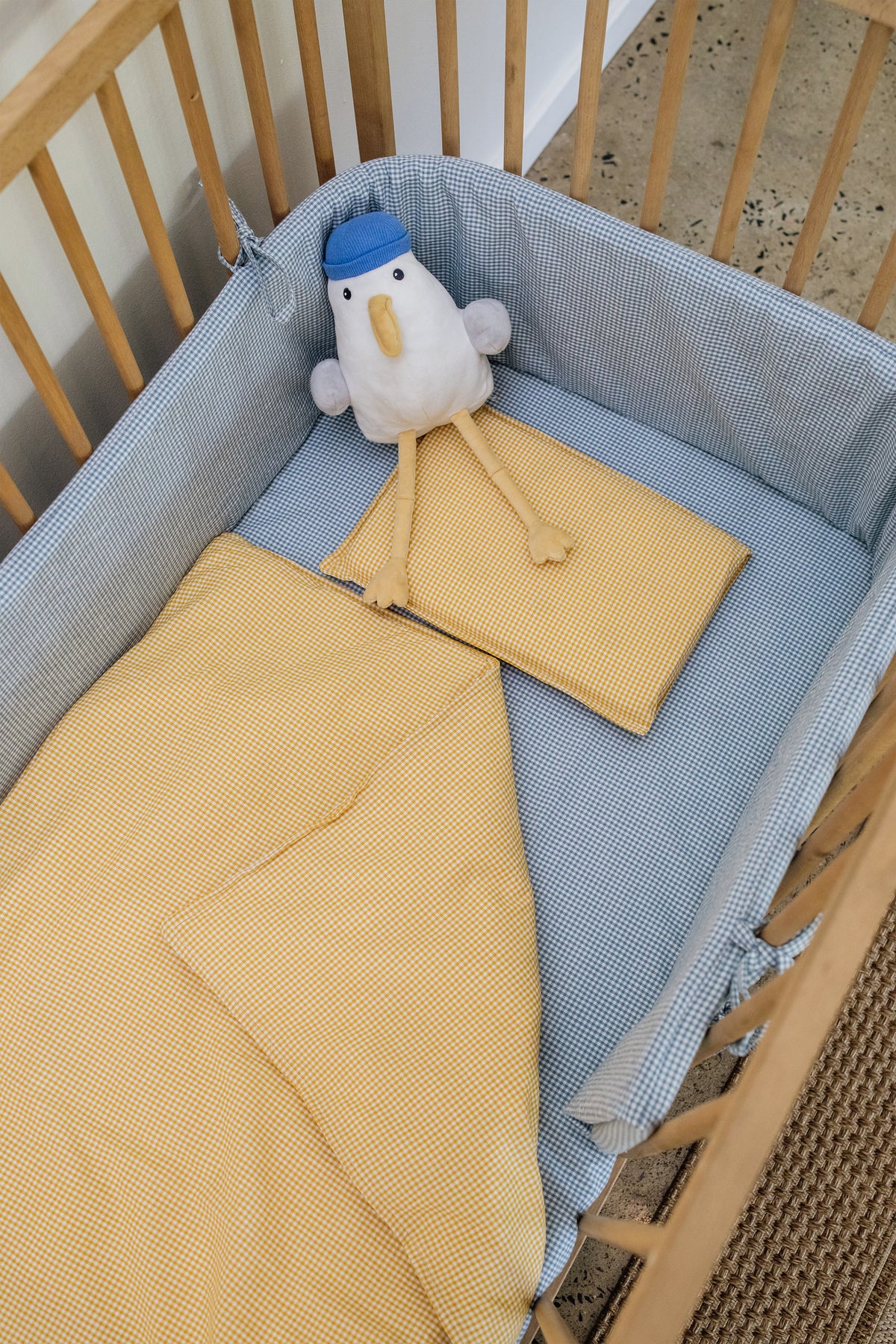 Frankie 100% Washed Cotton Cot Duvet