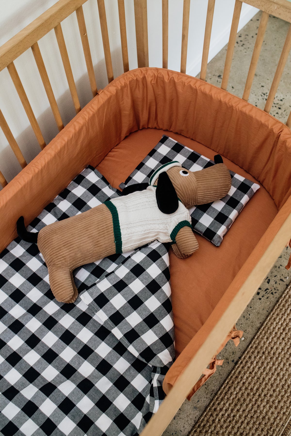 Jack 100% Washed Cotton Cot Duvet