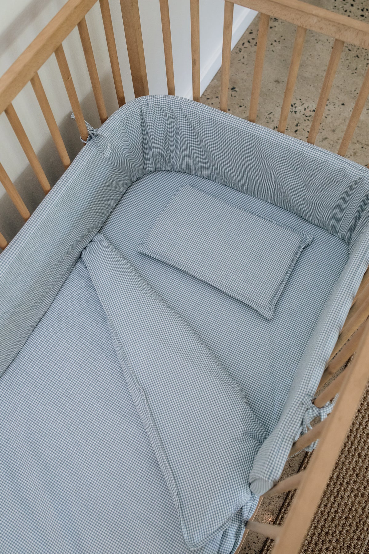 Leighton 100% Washed Cotton Cot Duvet