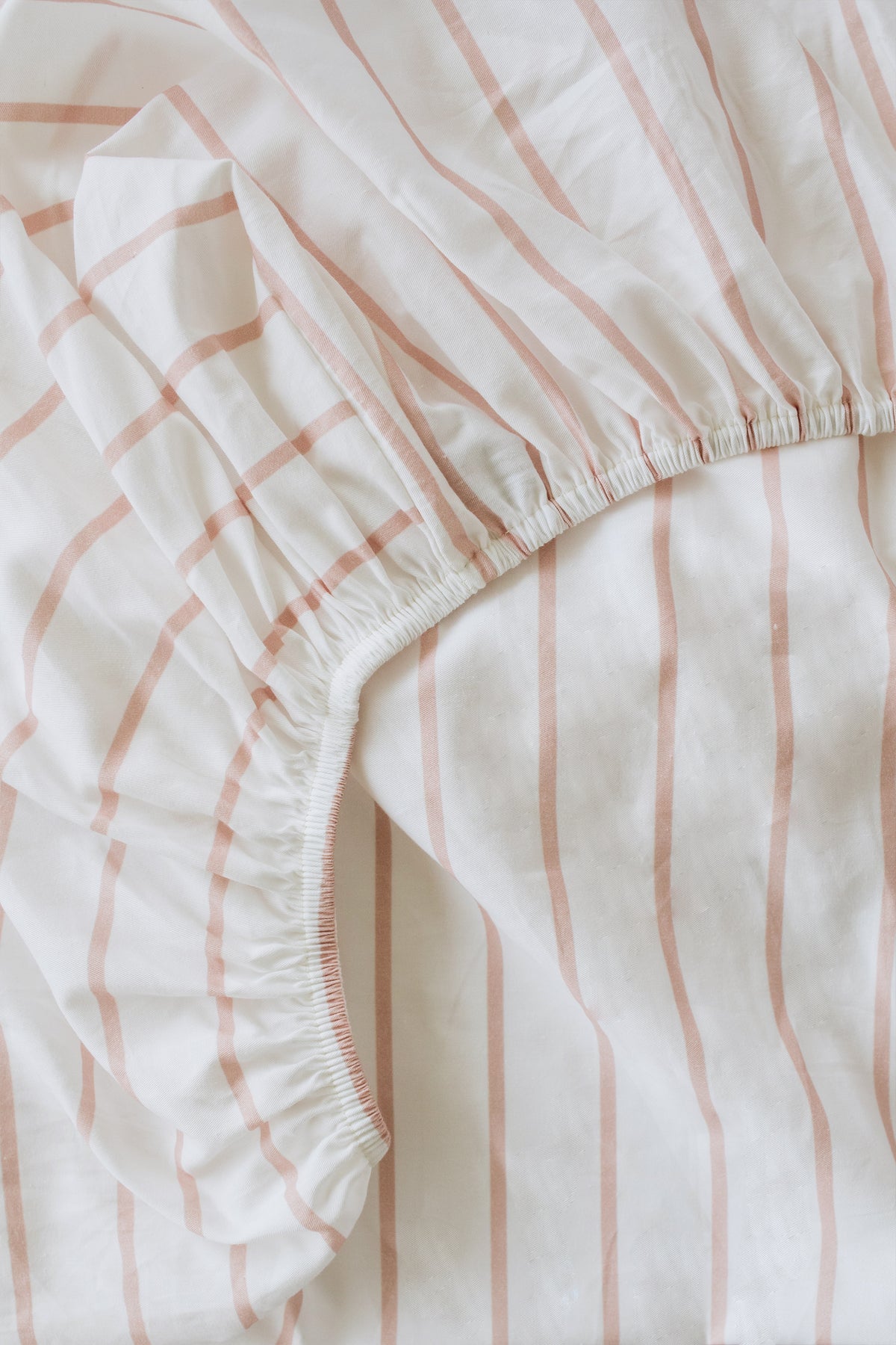 Ballerina Stripe 100% Cotton Fitted Sheet