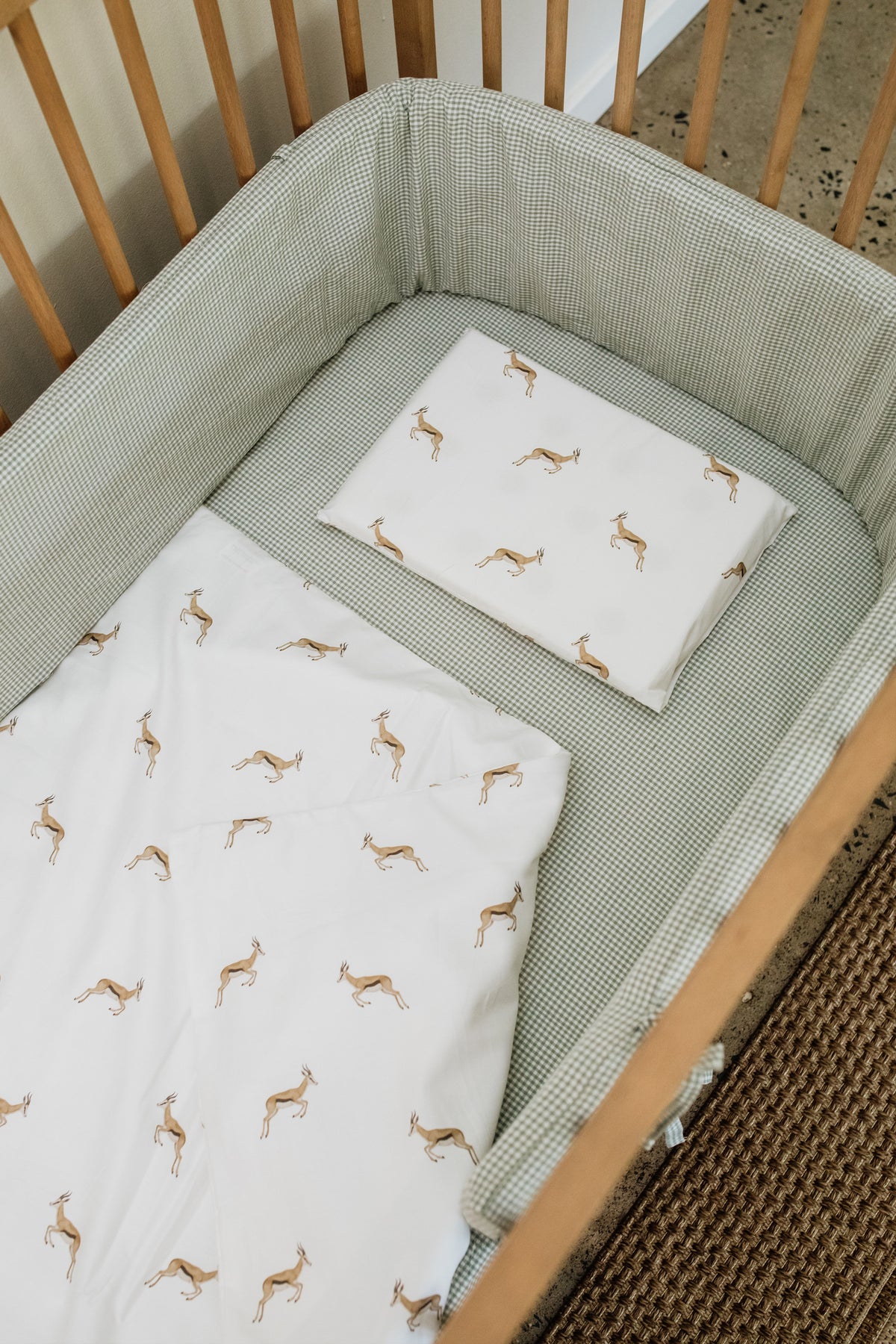Taylor Washed 100% Cotton Cot Fitted Sheet