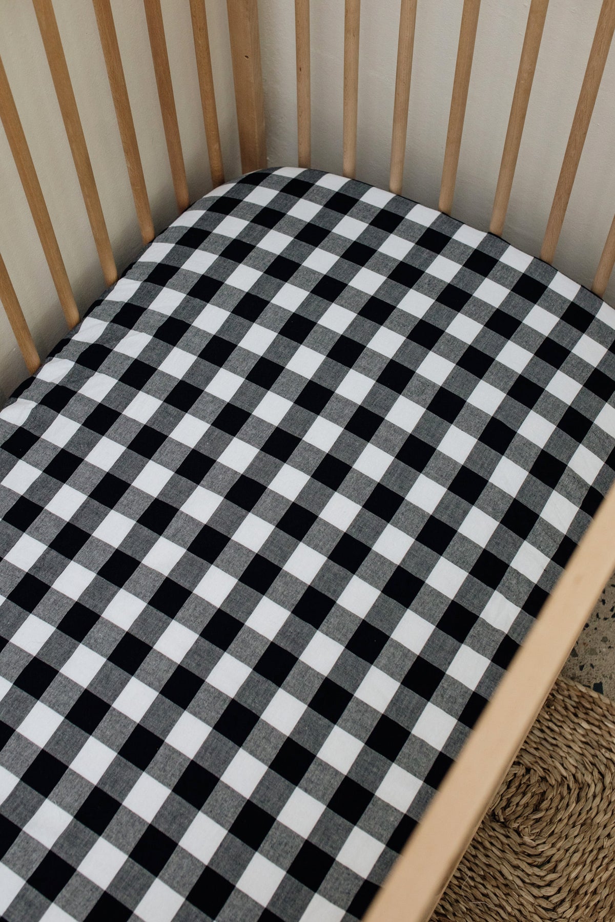 Jack Washed 100% Cotton Cot Fitted Sheet