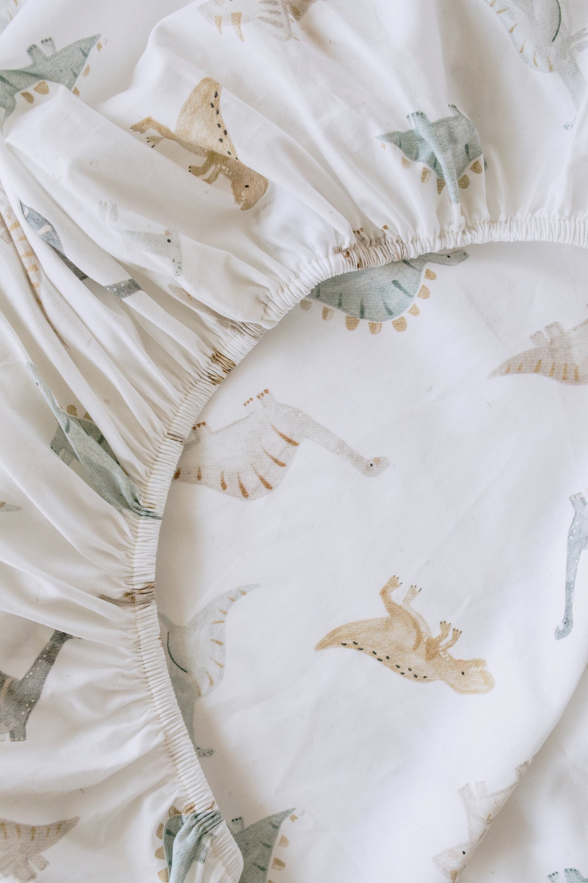 Dino 100% Cotton Fitted Sheet