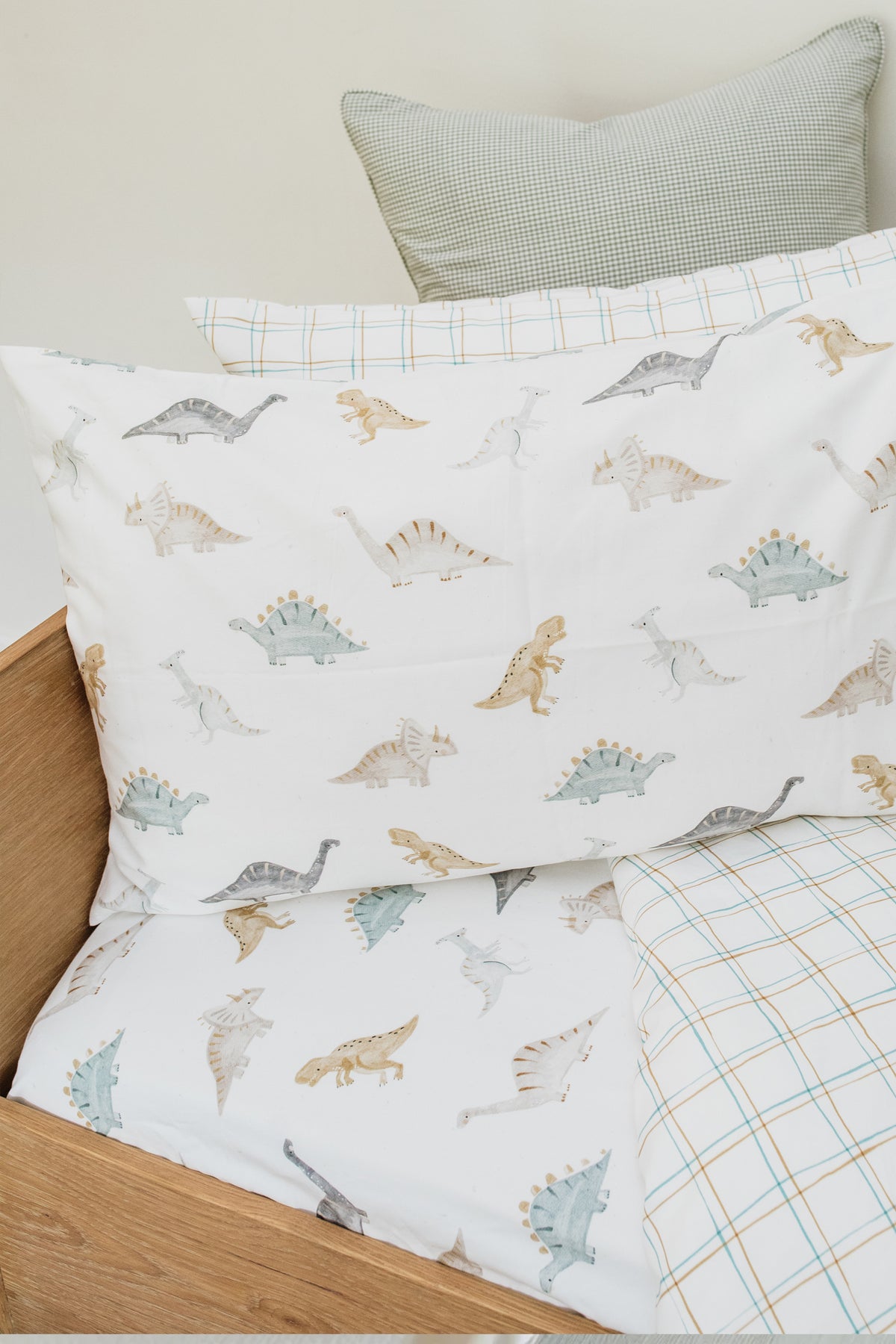 Dino 100% Cotton Pillowcase