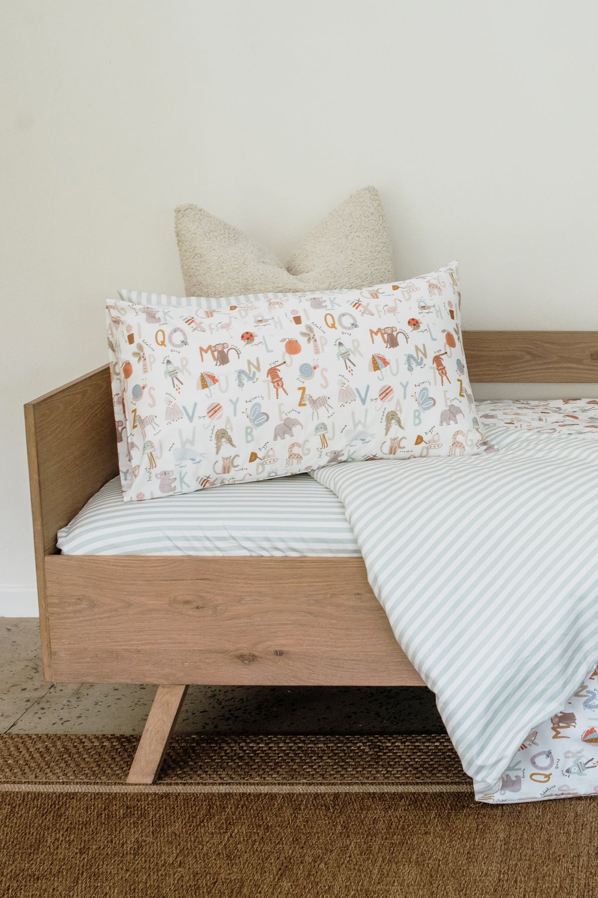 Alphabet 100% Cotton Duvet Cover Set