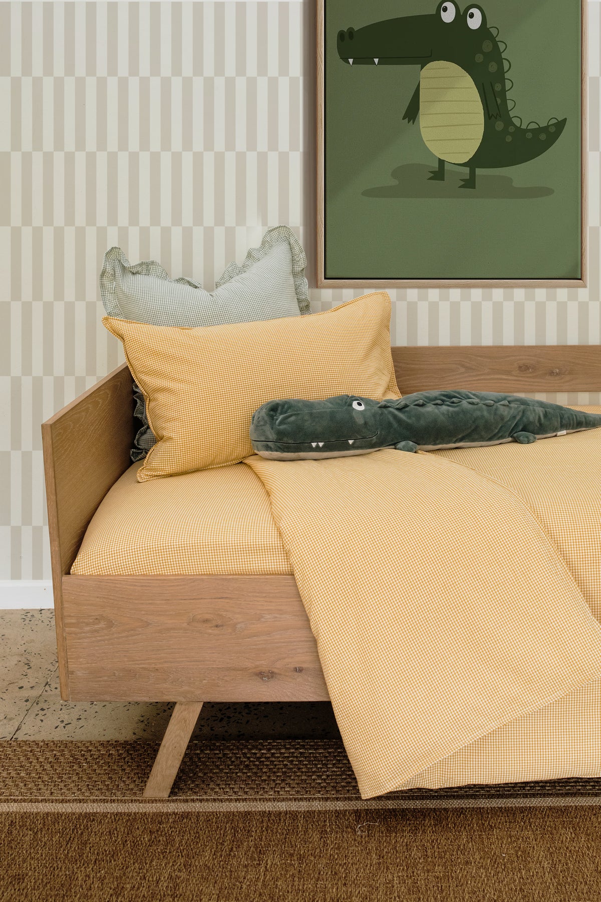 Frankie Washed 100% Cotton Duvet Cover Set