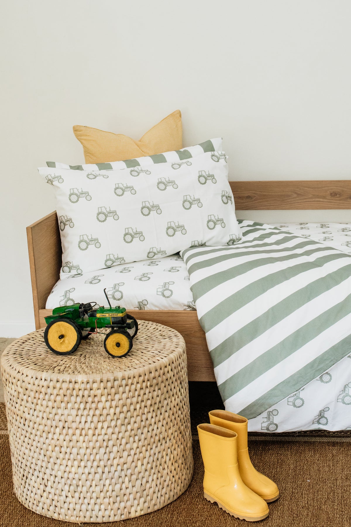 Tractor 100% Cotton Duvet Cover Set