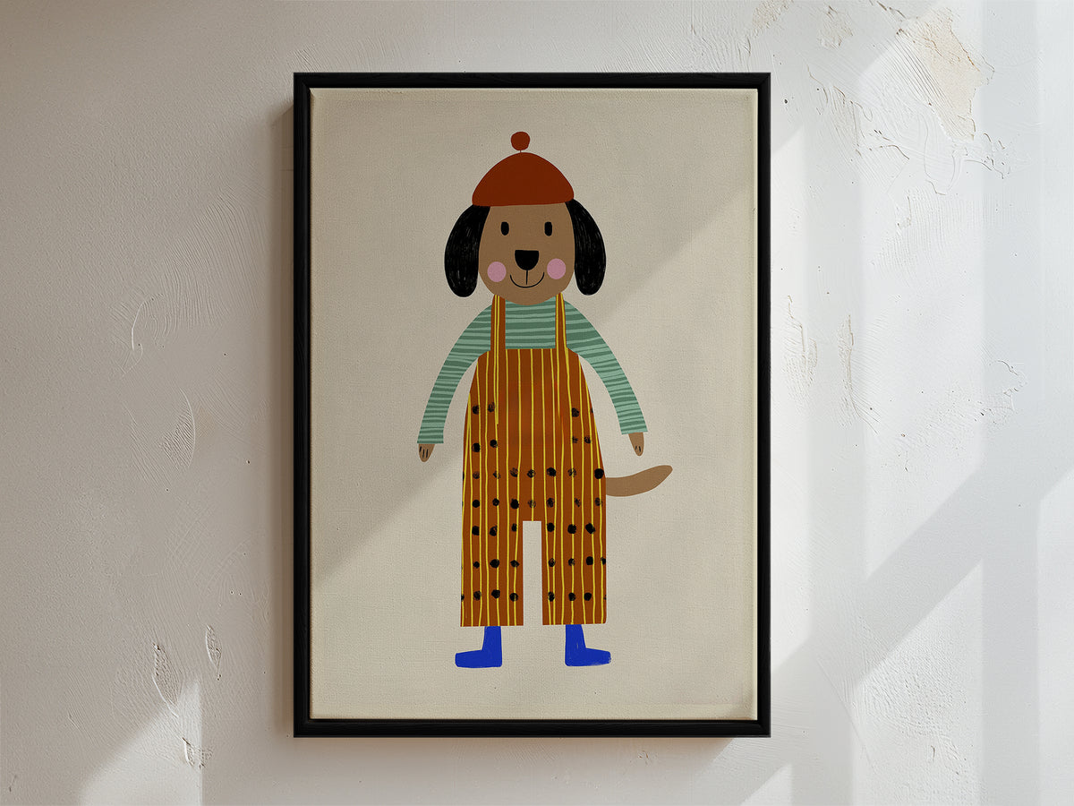 Little Scout Framed Canvas
