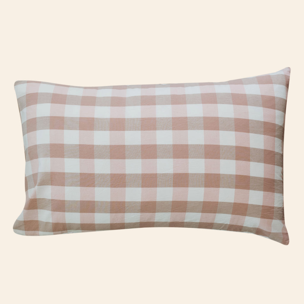 Pretty In Pink Washed Pillowcase