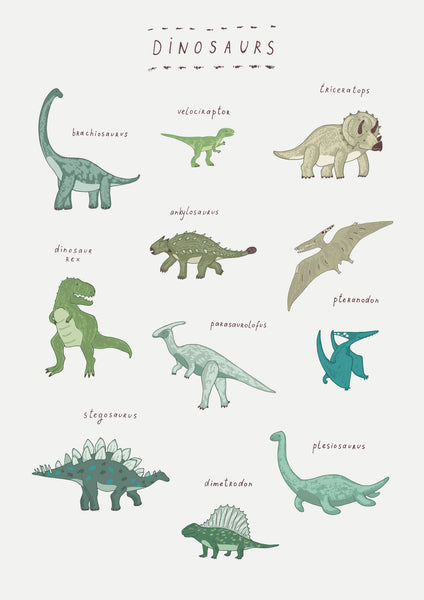 Dinosaurs Print – Phlo Studio