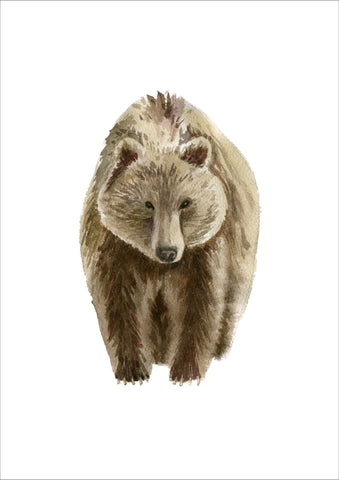 Bear Watercolour Print