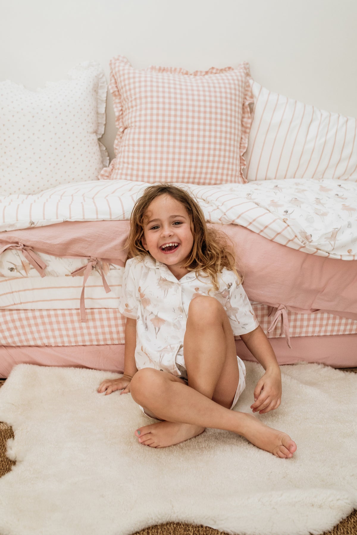 Ballerina Short Sleeve Pj Set