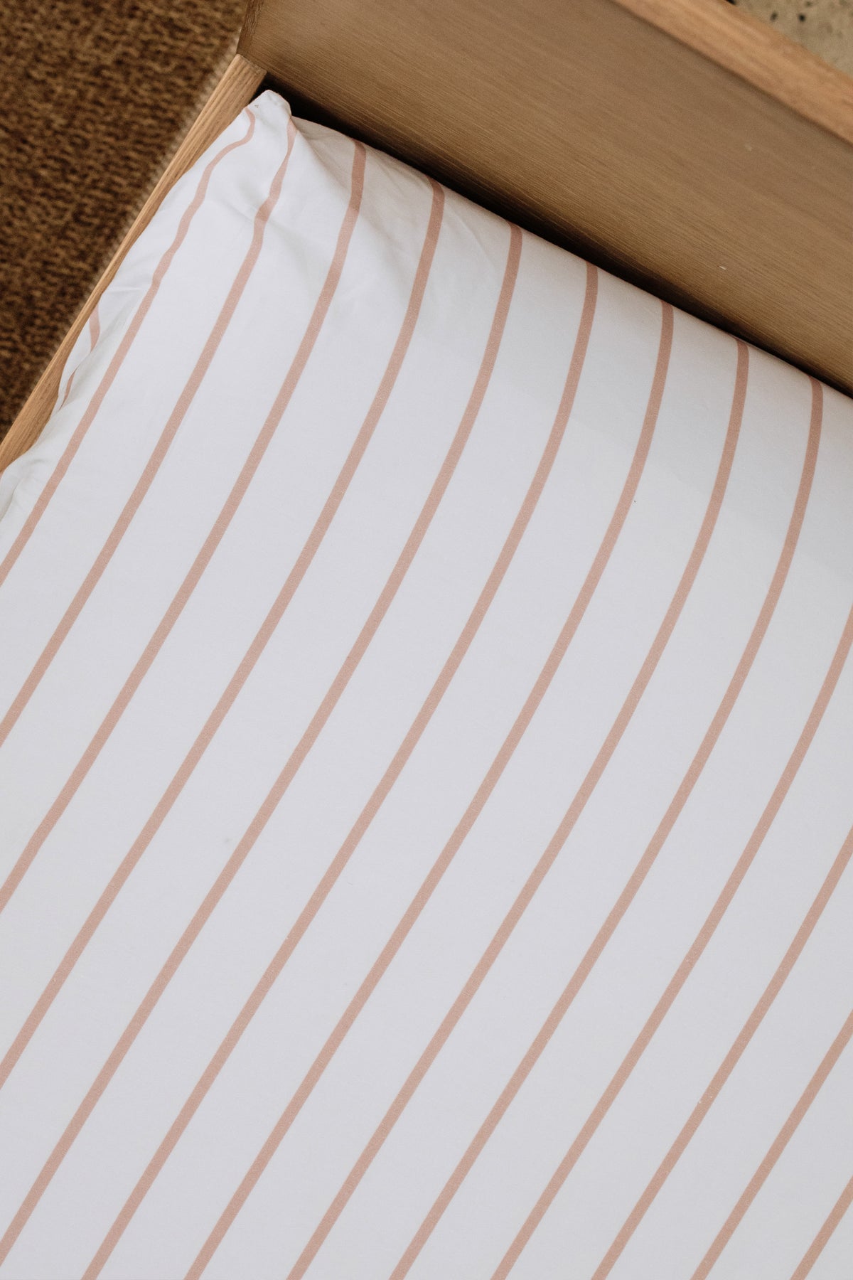 Ballerina Stripe 100% Cotton Fitted Sheet