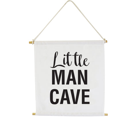 Little Man Cave Wall Banner