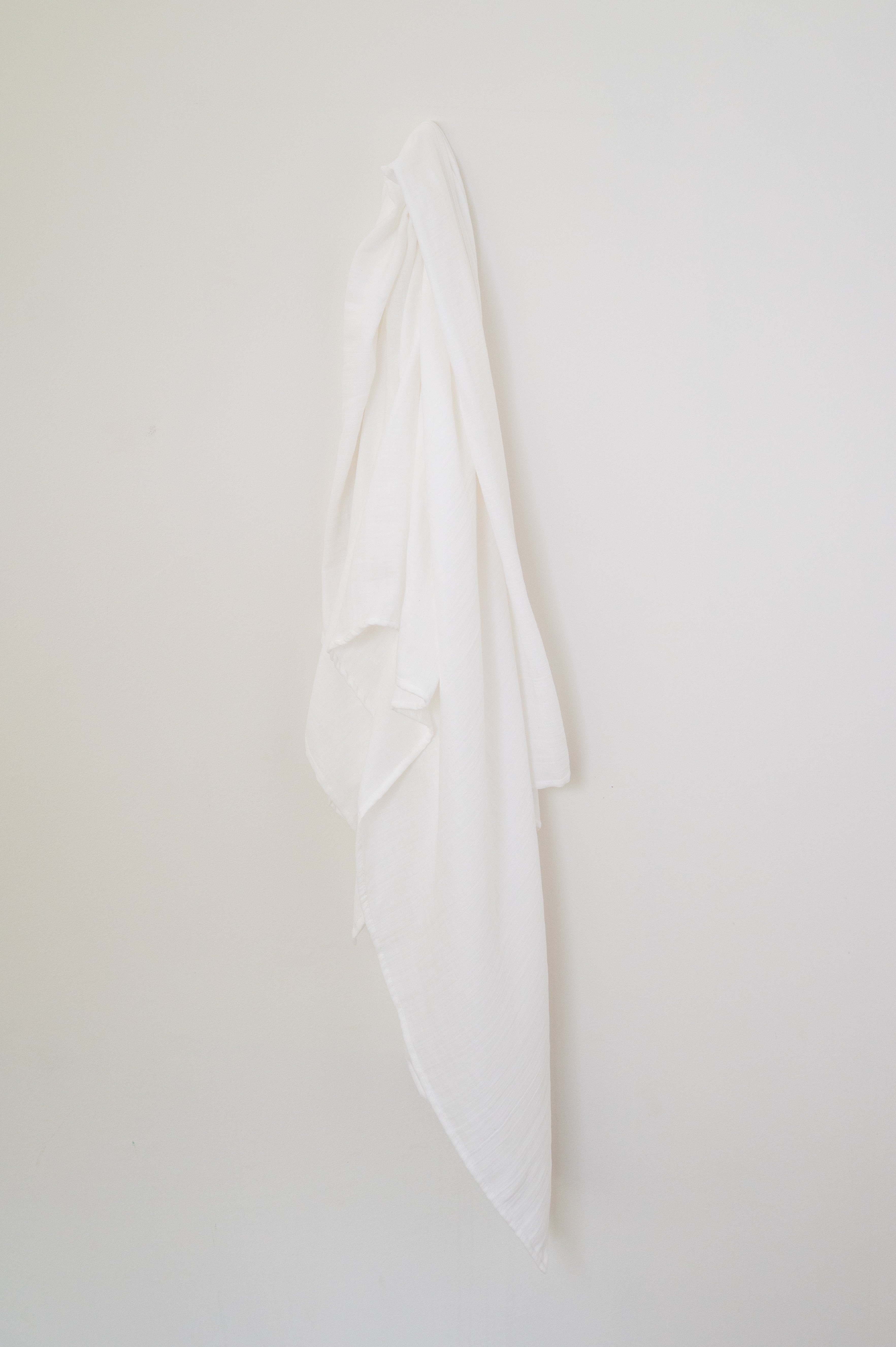 White Muslin Throw