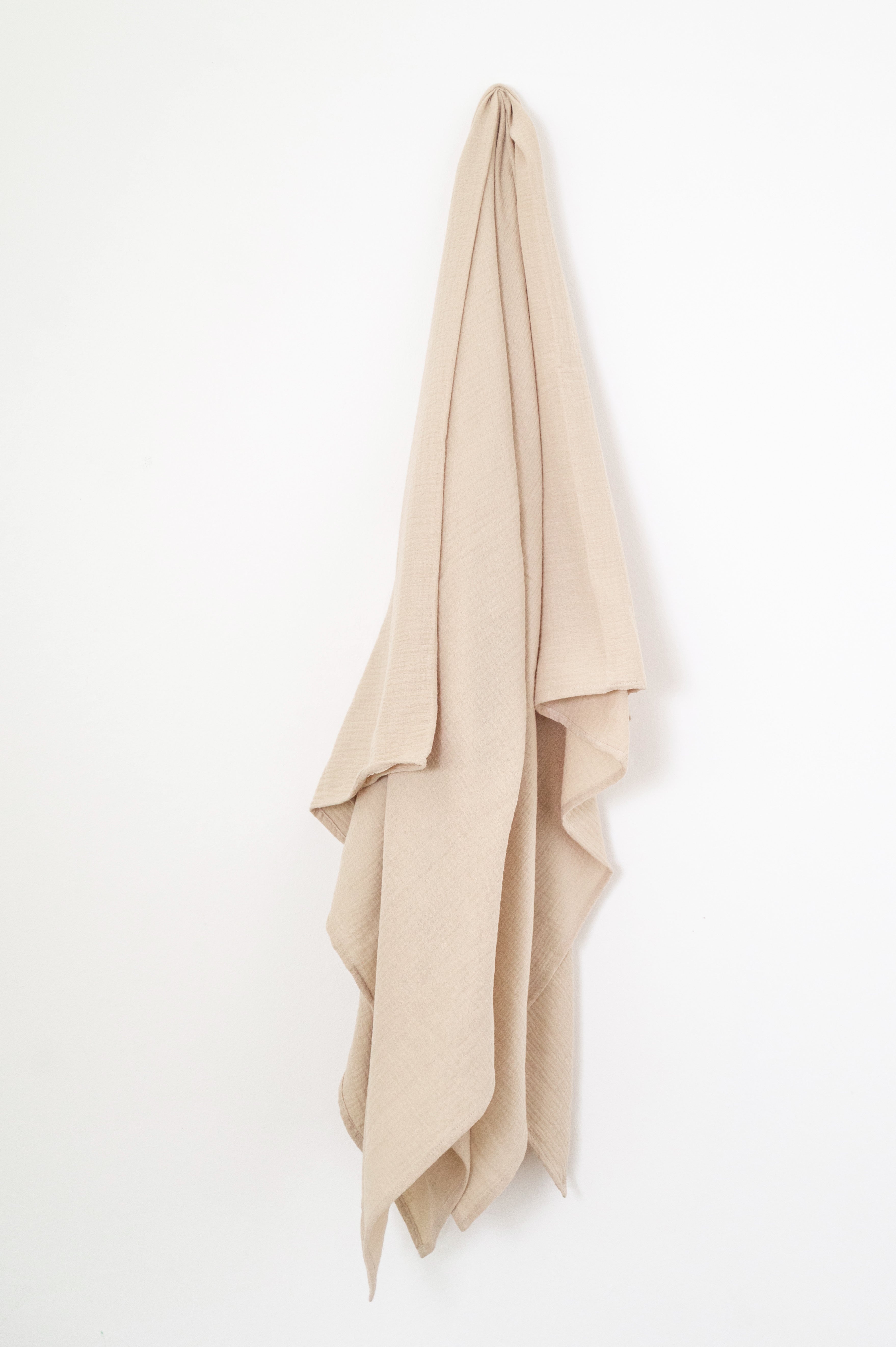Natural Muslin Throw