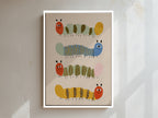 Caterpillar Framed Canvas