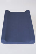 Airforce Blue Muslin Changing Mat Cover