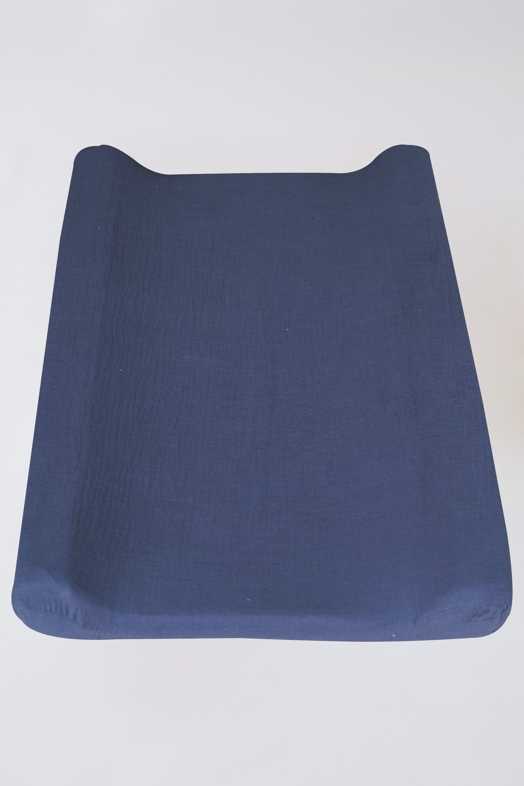 Airforce Blue Muslin Changing Mat Cover