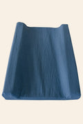 Arctic Blue Muslin Changing Mat Cover