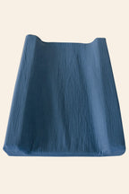 Arctic Blue Muslin Changing Mat Cover