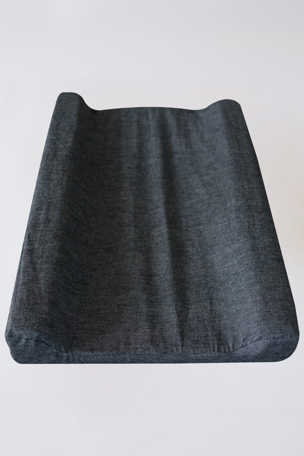Charcoal Washed Cotton Changing Mat Cover