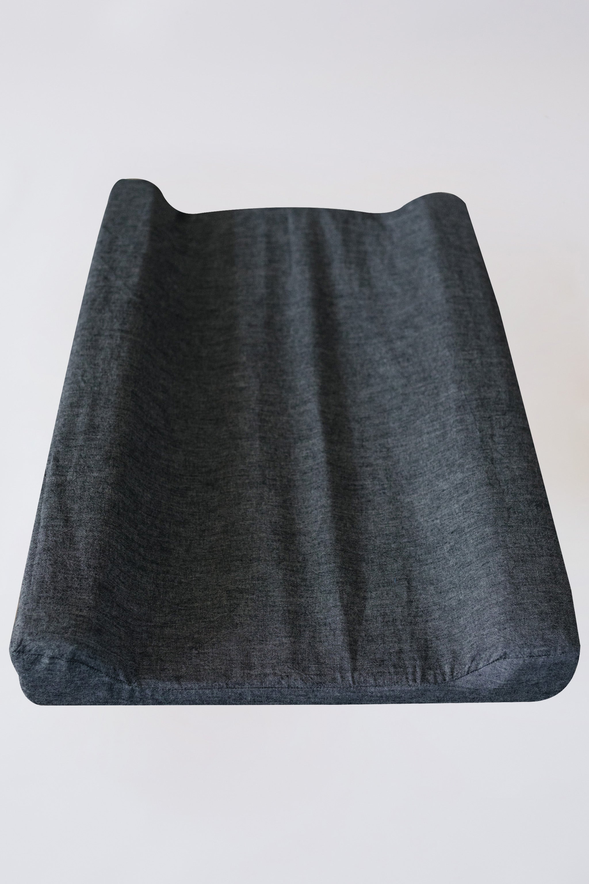 Charcoal Washed Cotton Changing Mat Cover