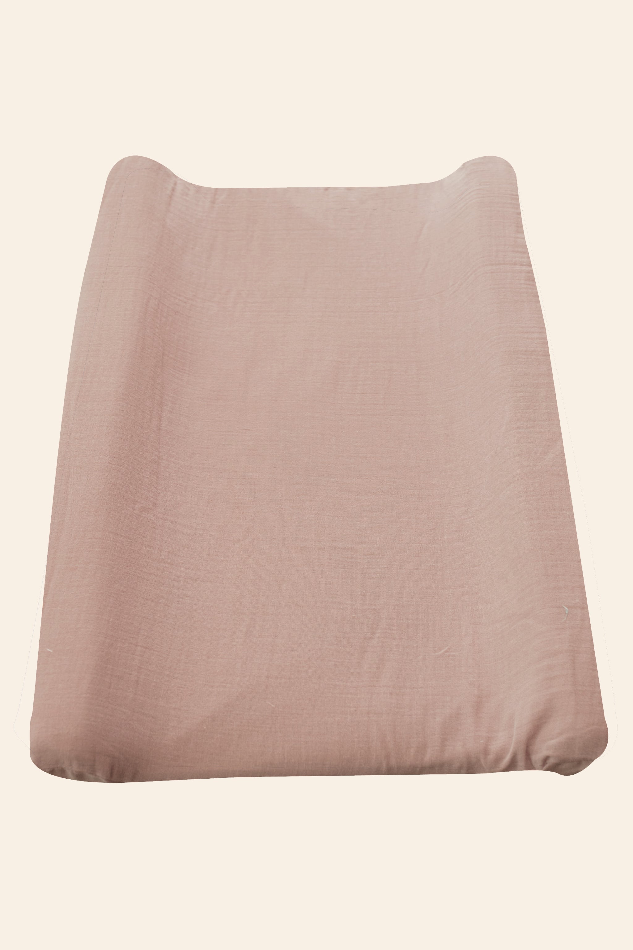 Dusty Pink Muslin Changing Mat Cover