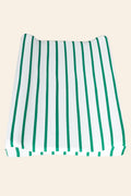 Green Stripe Changing Mat Cover