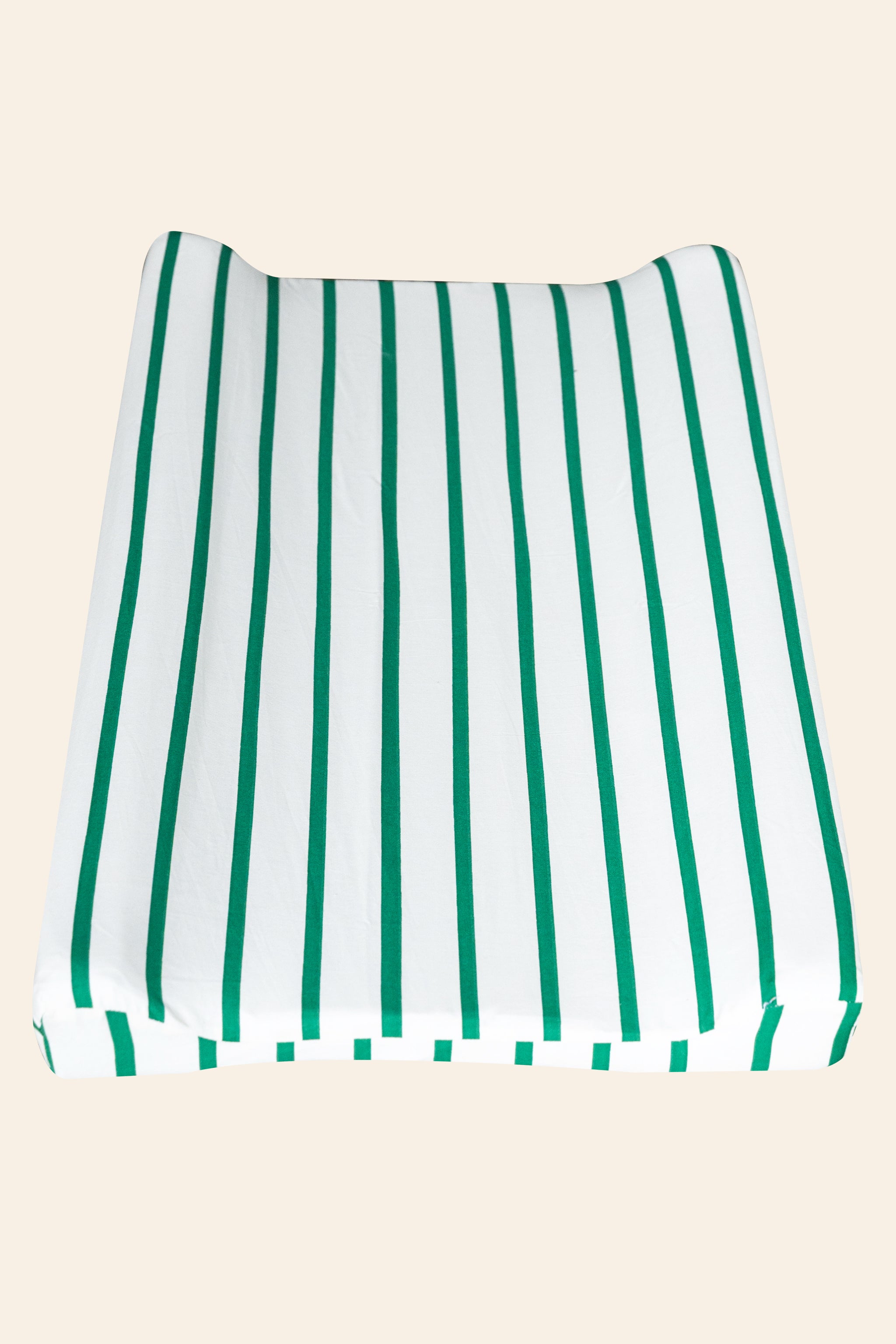 Green Stripe Changing Mat Cover