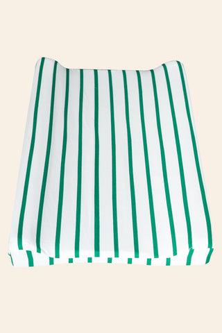 Green Stripe Changing Mat Cover