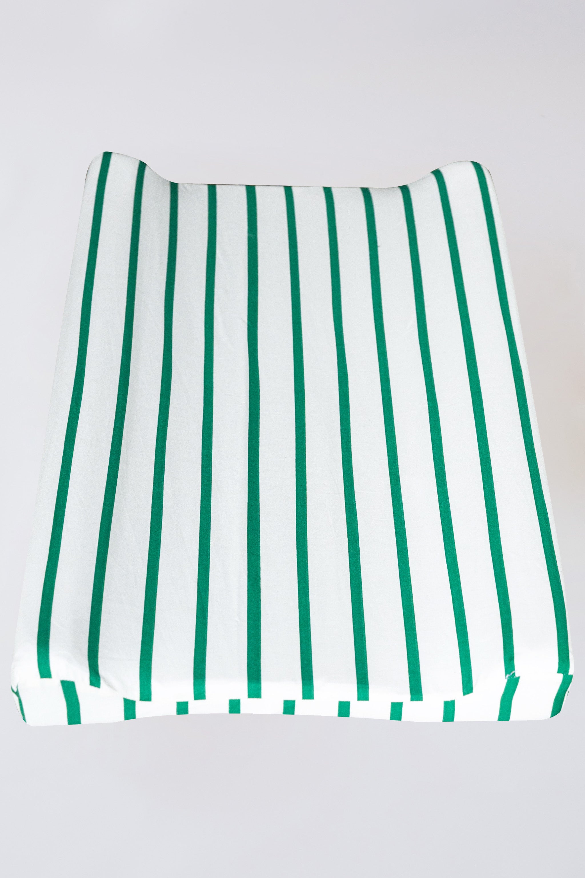 Green Stripe Changing Mat Cover