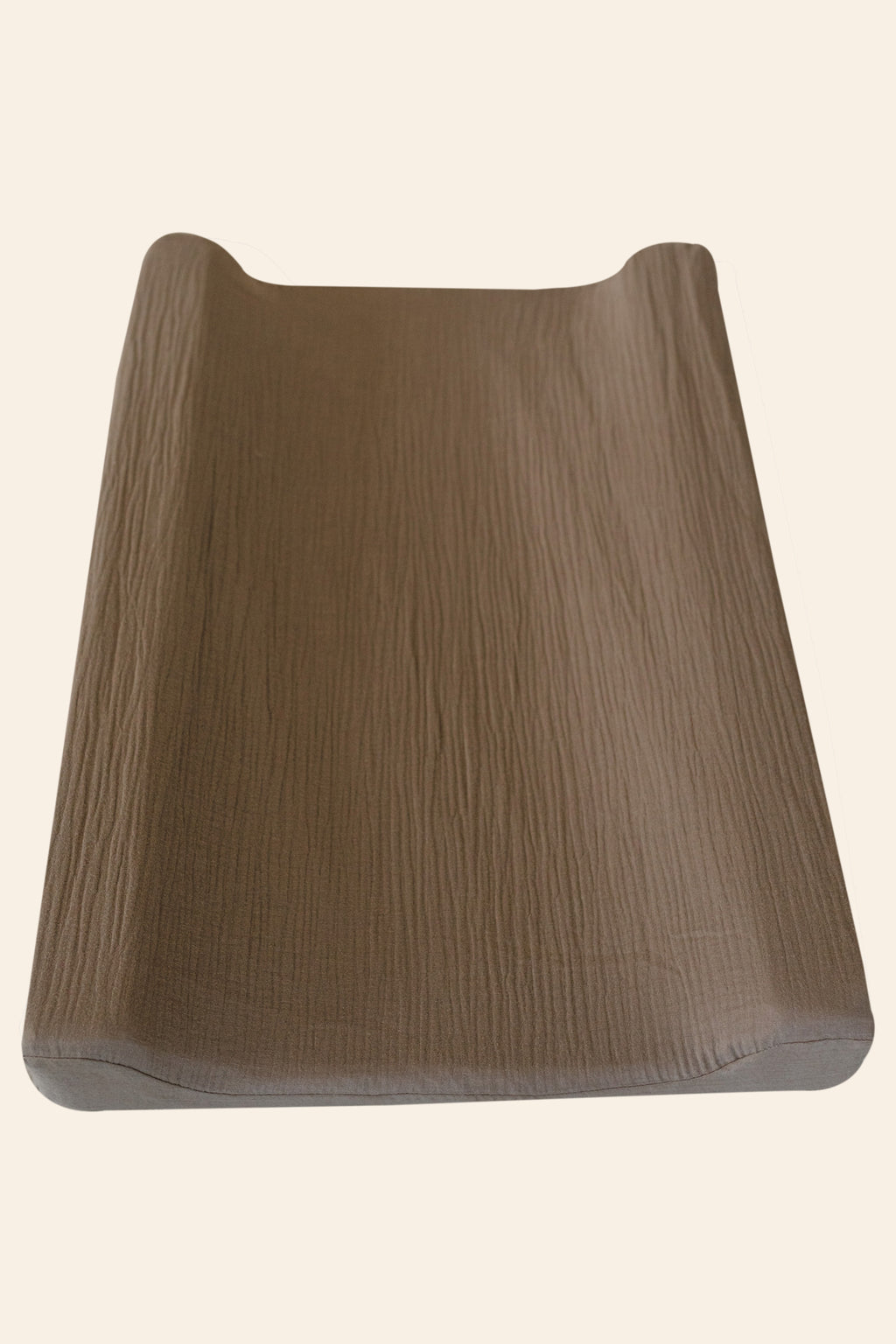 Hazelnut Muslin Changing Mat Cover