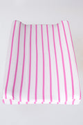 Pink Stripe Changing Mat Cover