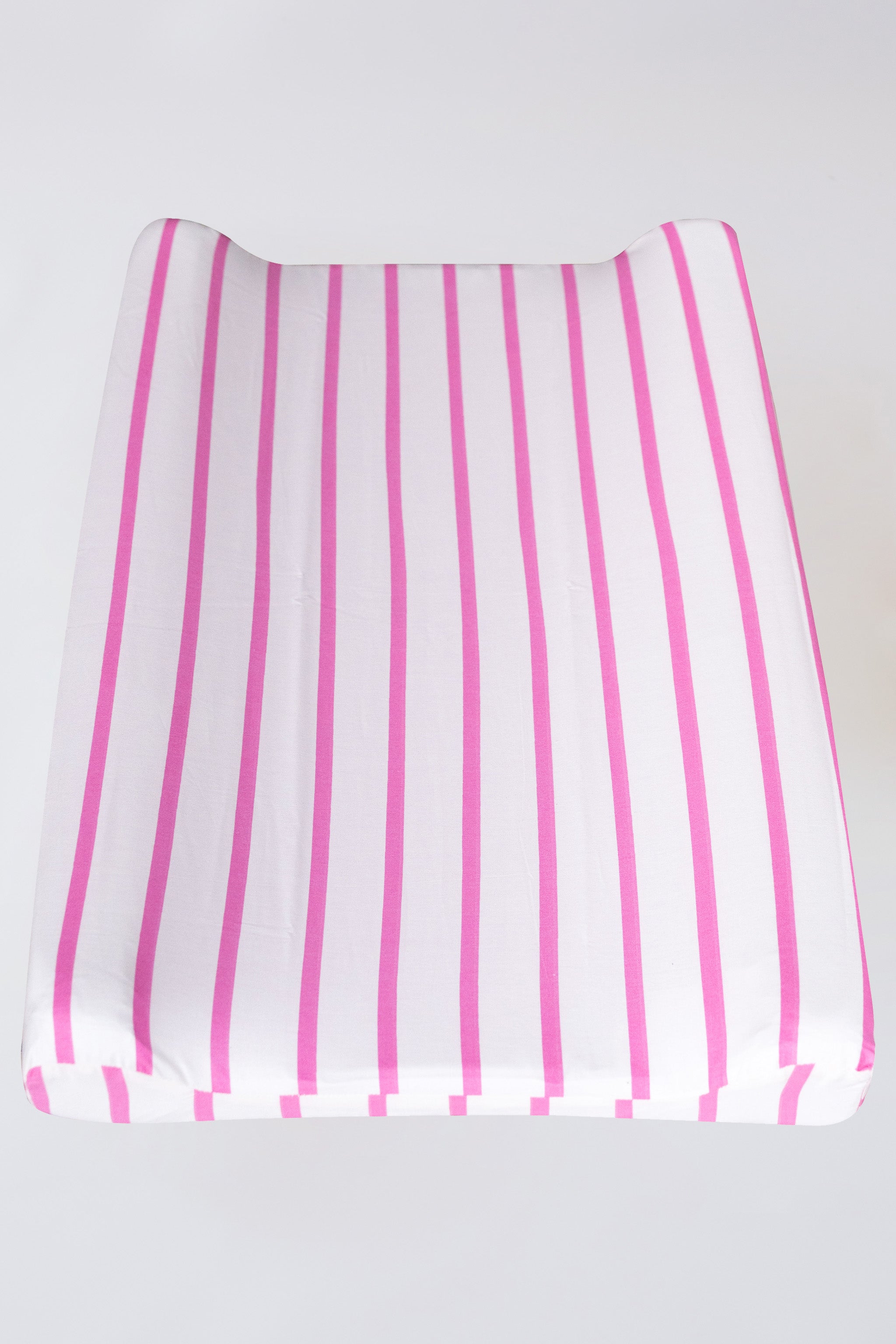 Pink Stripe Changing Mat Cover