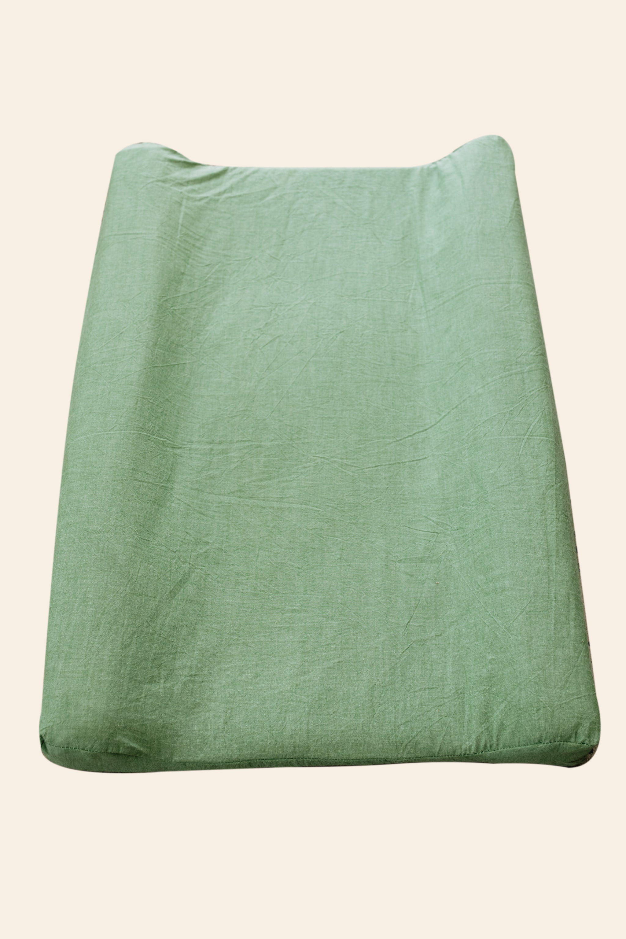 Fern Washed Cotton Changing Mat Cover