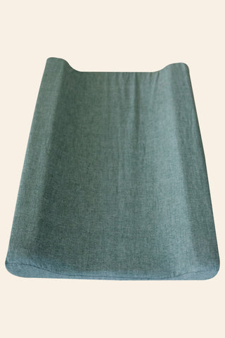 Sage Washed Cotton Changing Mat Cover