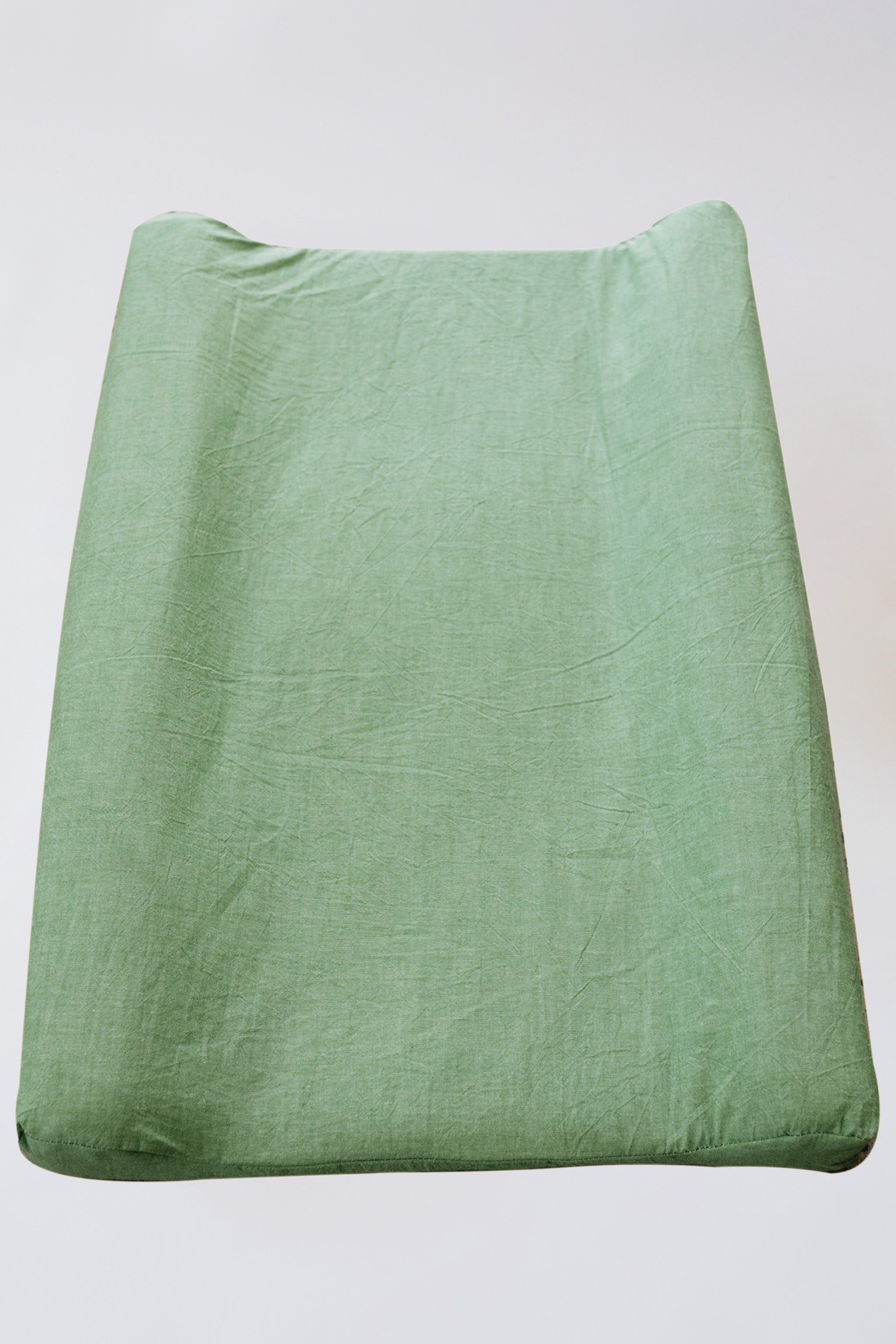Fern Washed Cotton Changing Mat Cover
