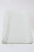 White Muslin Changing Mat Cover