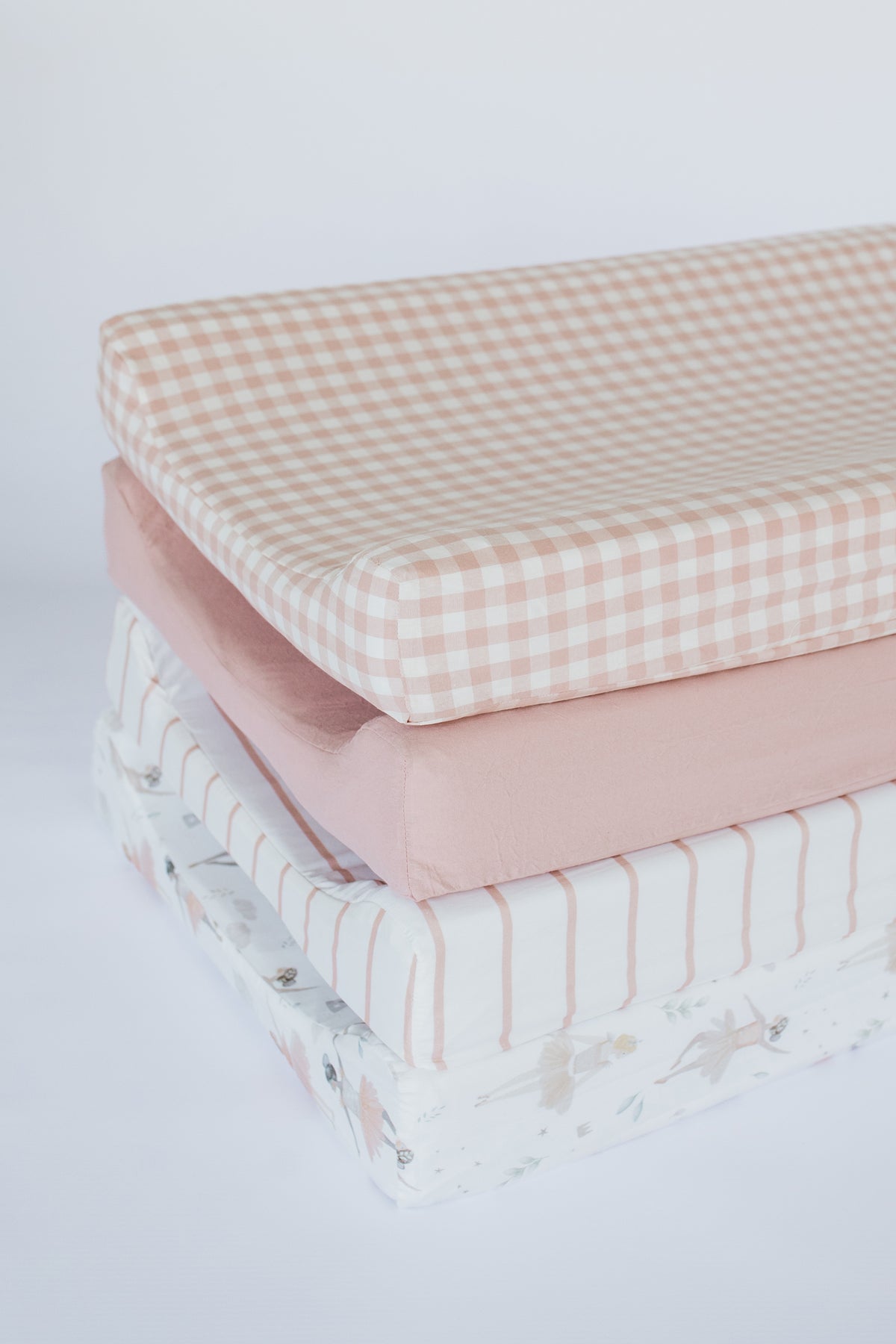 Bailey 100% Washed Cotton Changing Mat Cover