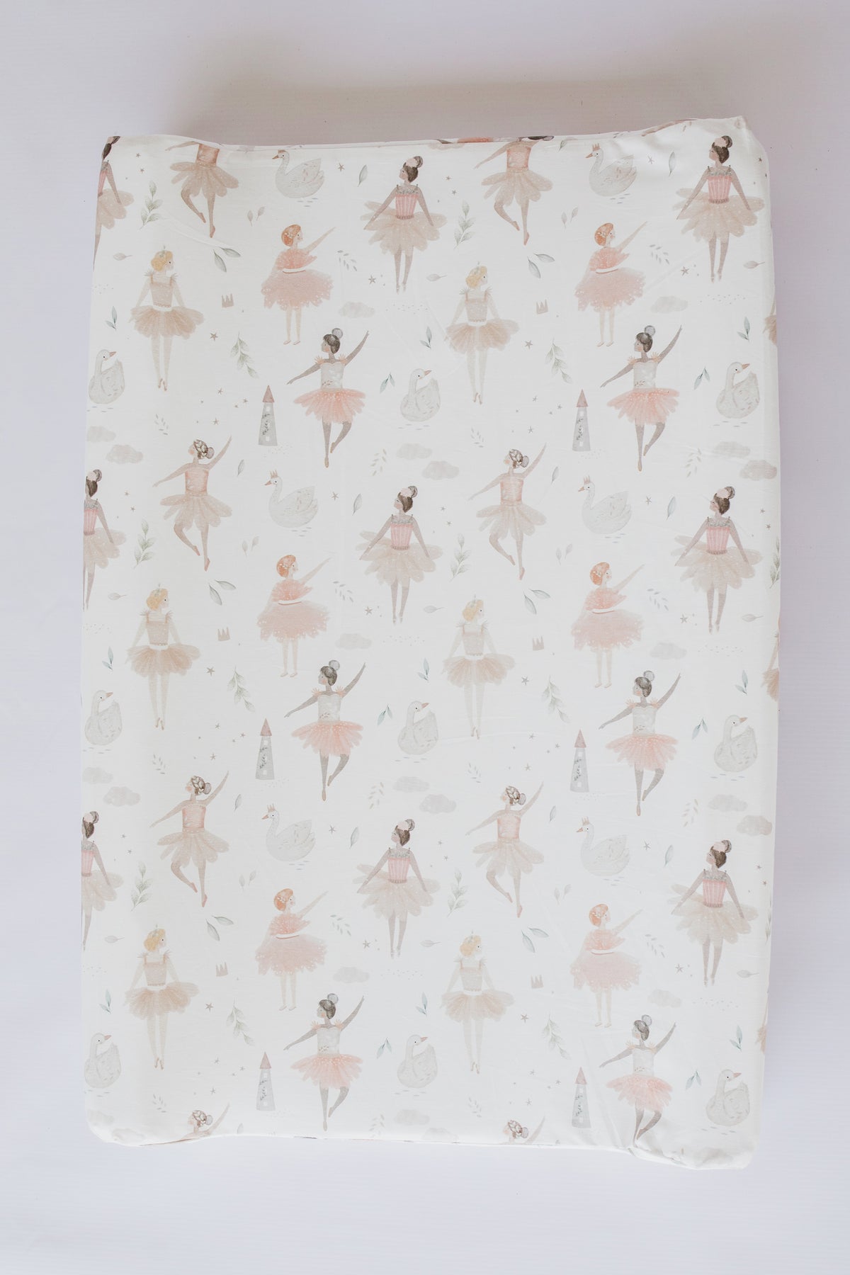 Ballerina 100% Cotton Changing Mat Cover