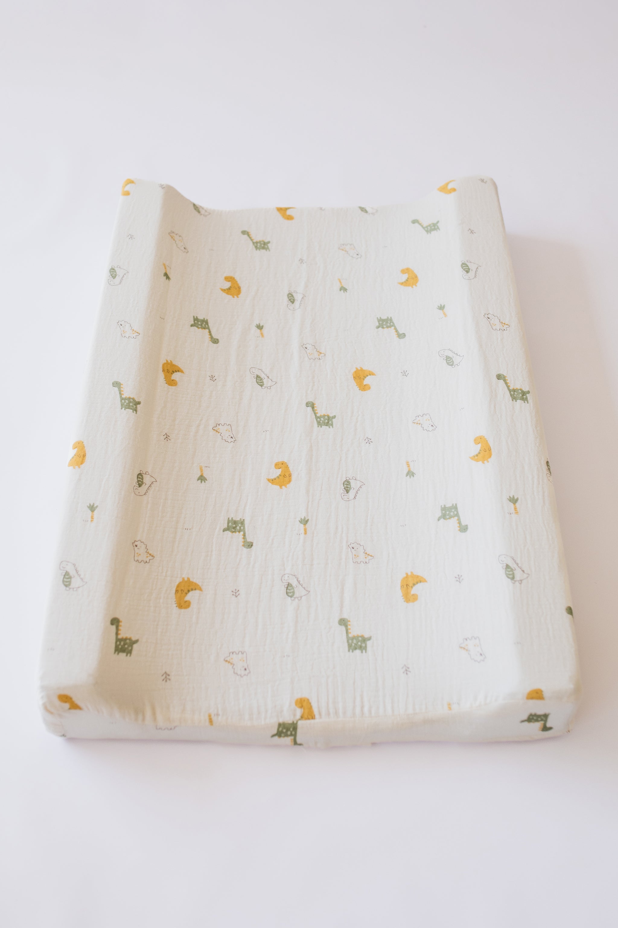 Dino Muslin Changing Mat Cover