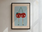 Cherry Framed Canvas