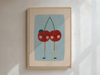 Cherry Framed Canvas