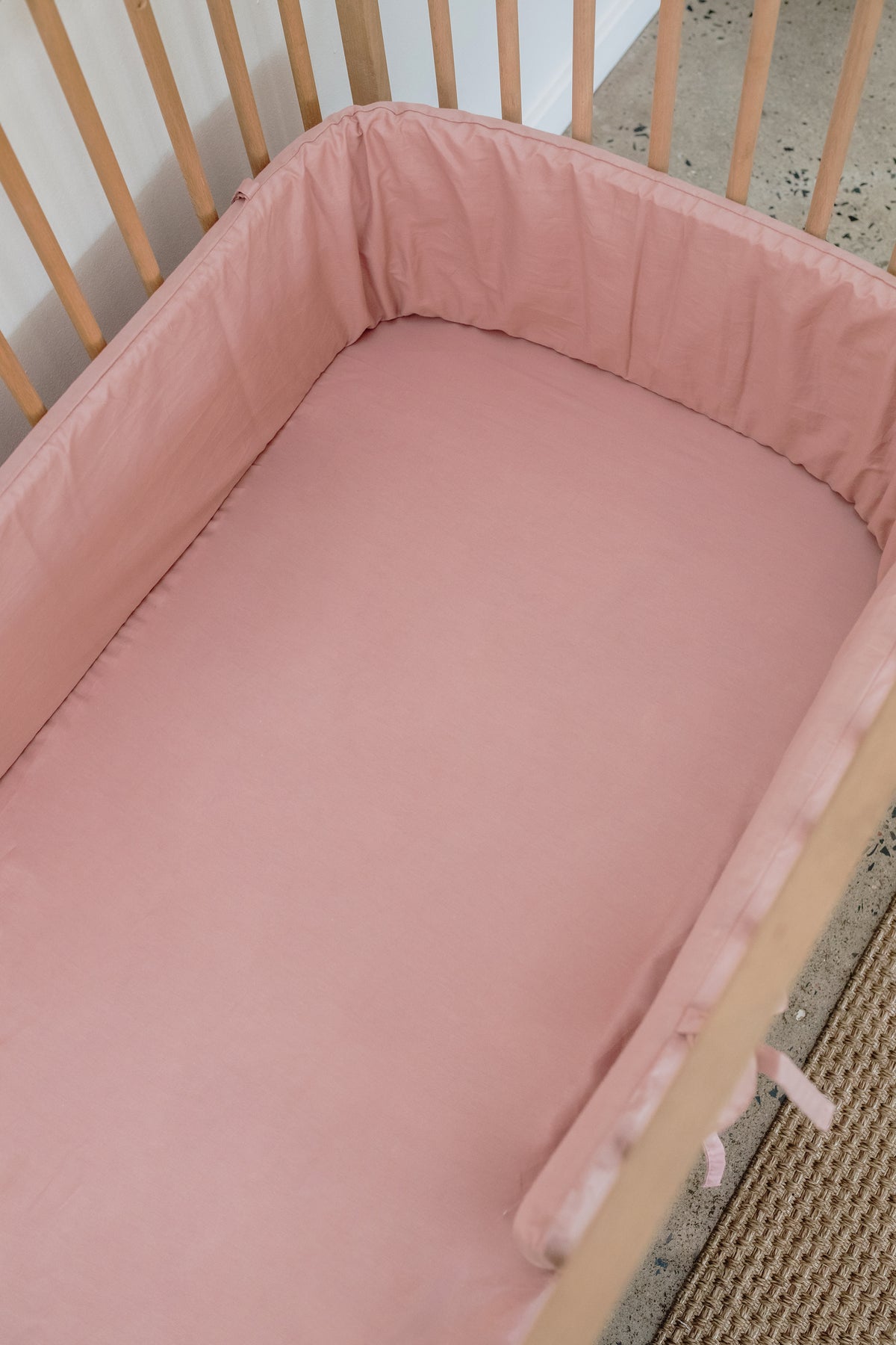 Emma 100% Cotton Cot Bumper Cover