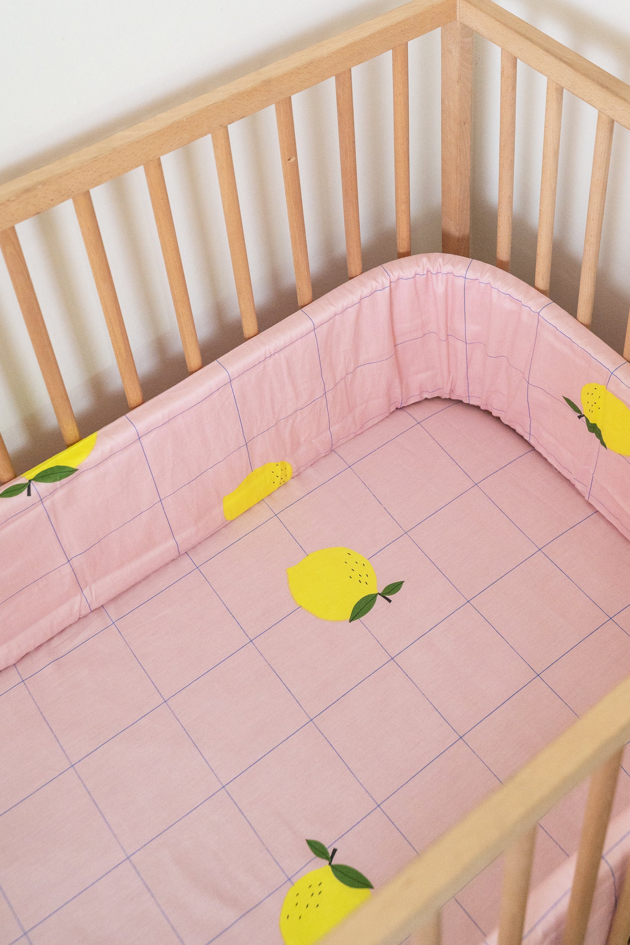 Lemon Squeezy Cot Bumper Cover
