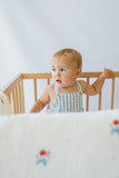 Cherry Muslin Cot Duvet